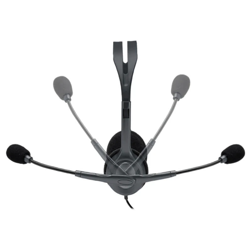 Logitech H111 Stereo Headset with Noise-Canceling Microphone 3.5mm Jack for PC, Laptop, Smartphone, Tablet