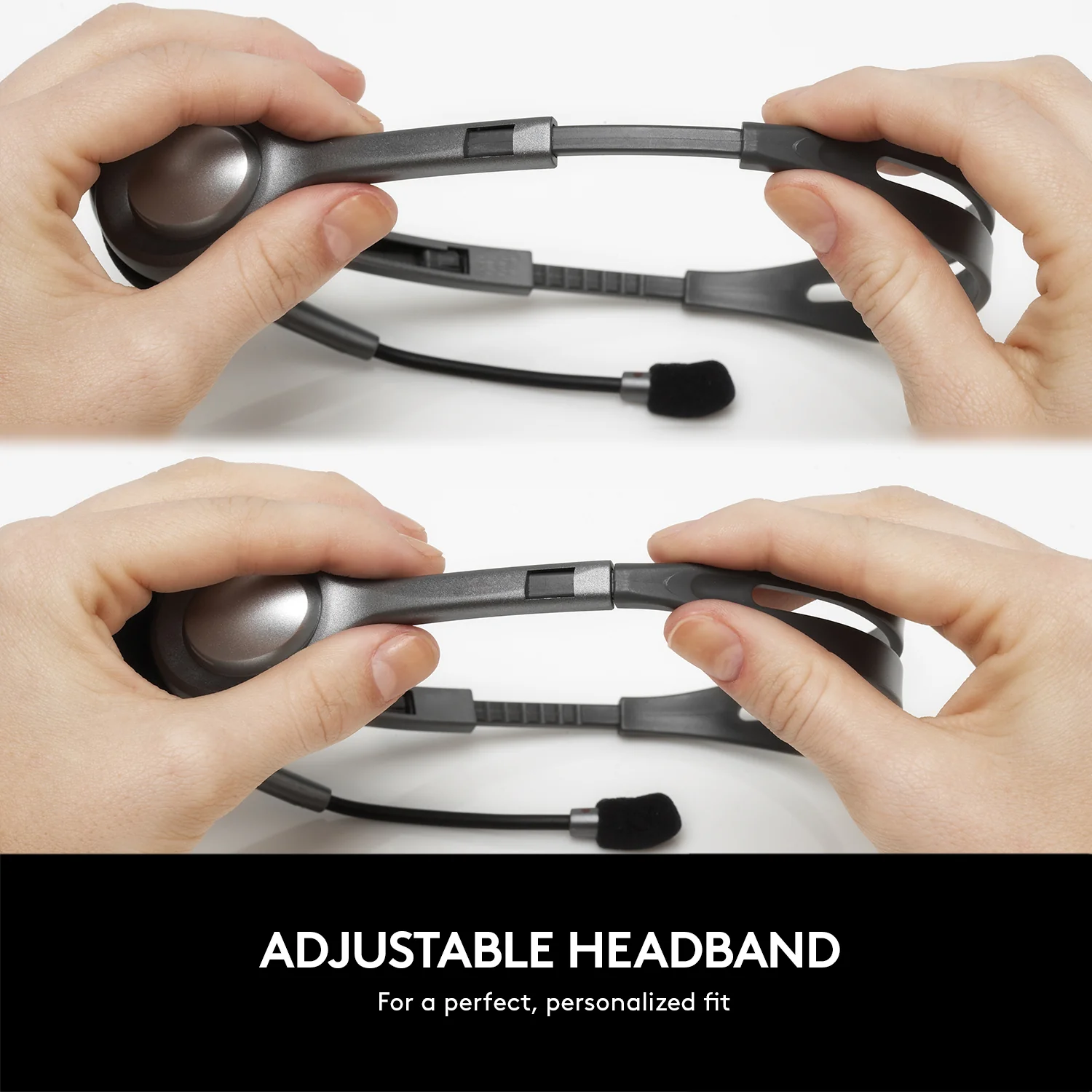 Logitech H111 Stereo Headset with Noise-Canceling Microphone 3.5mm Jack for PC, Laptop, Smartphone, Tablet