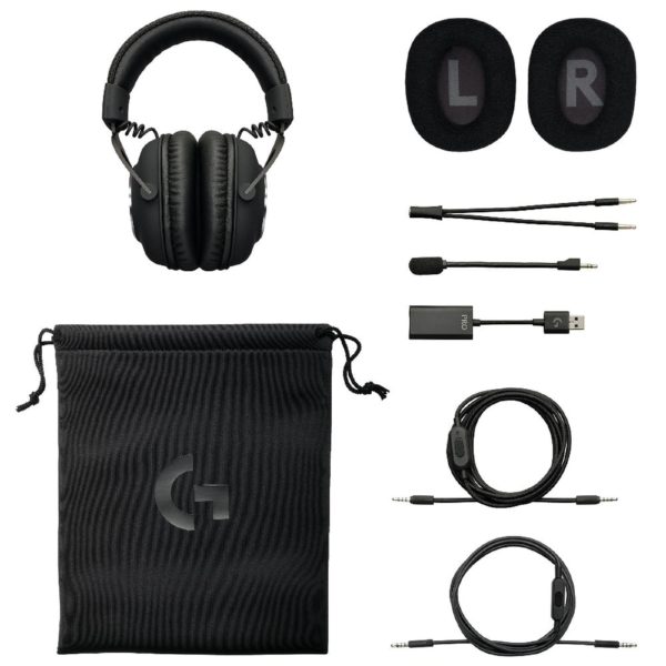 Logitech G Pro X Gaming Headset with Blue Voice DTS 7.1 Surround Sound