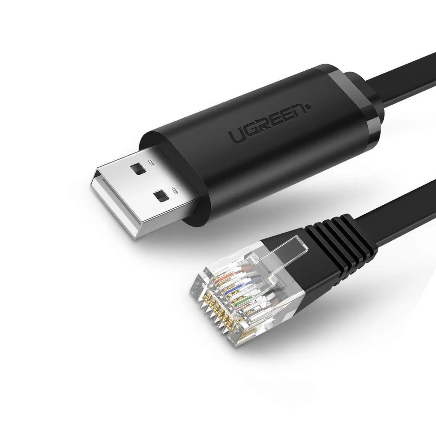 UGREEN 60813 USB Console Cable USB 2.0 to RJ45 with RS232