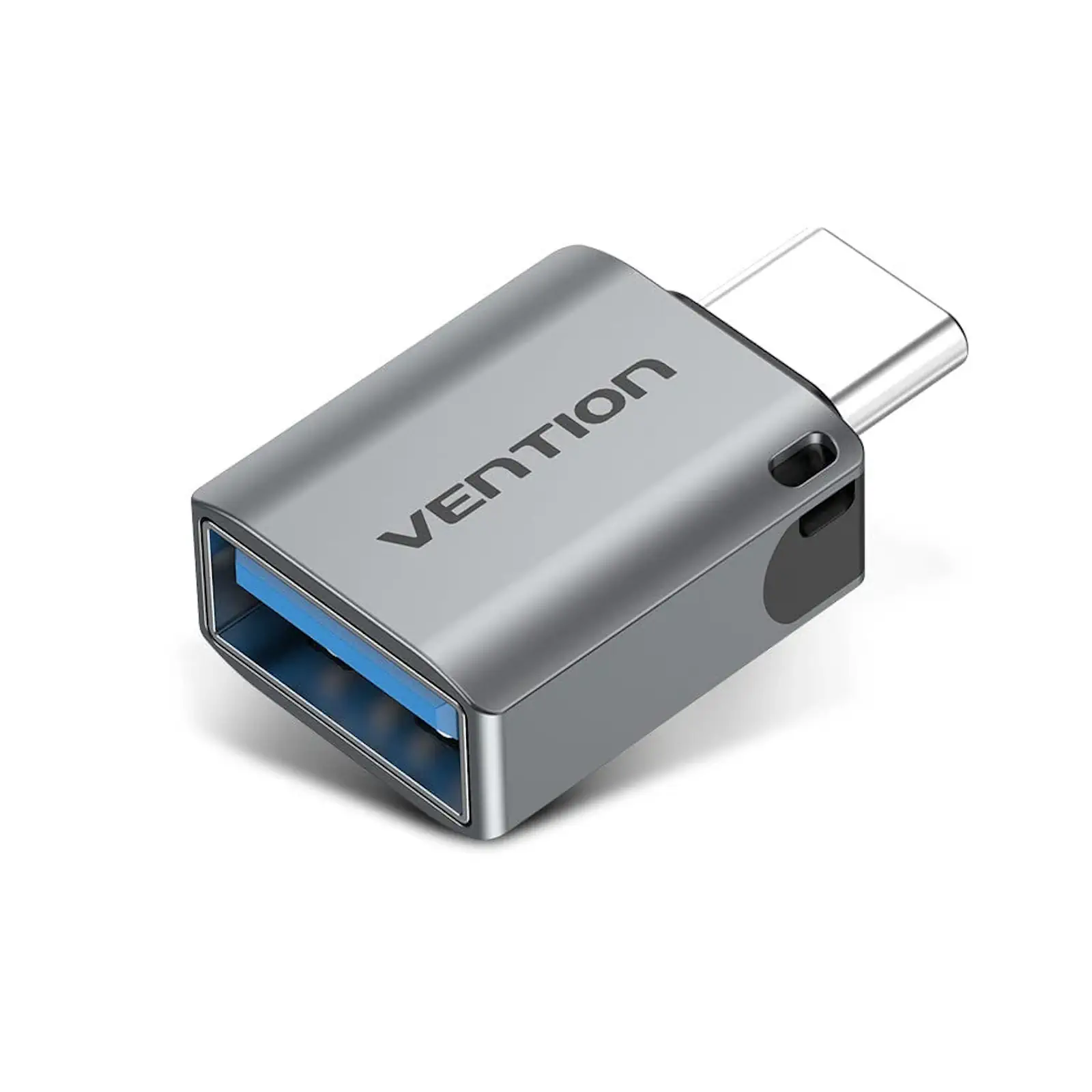 VENTION CDQH0 USB C Male to USB 3.0 Female OTG Adapter with Lanyard (5Gbps, Aluminum Alloy)