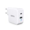 CHOETECH PD8002 65W 2-Port (1C, 1A) GaN Charger - EU Plug