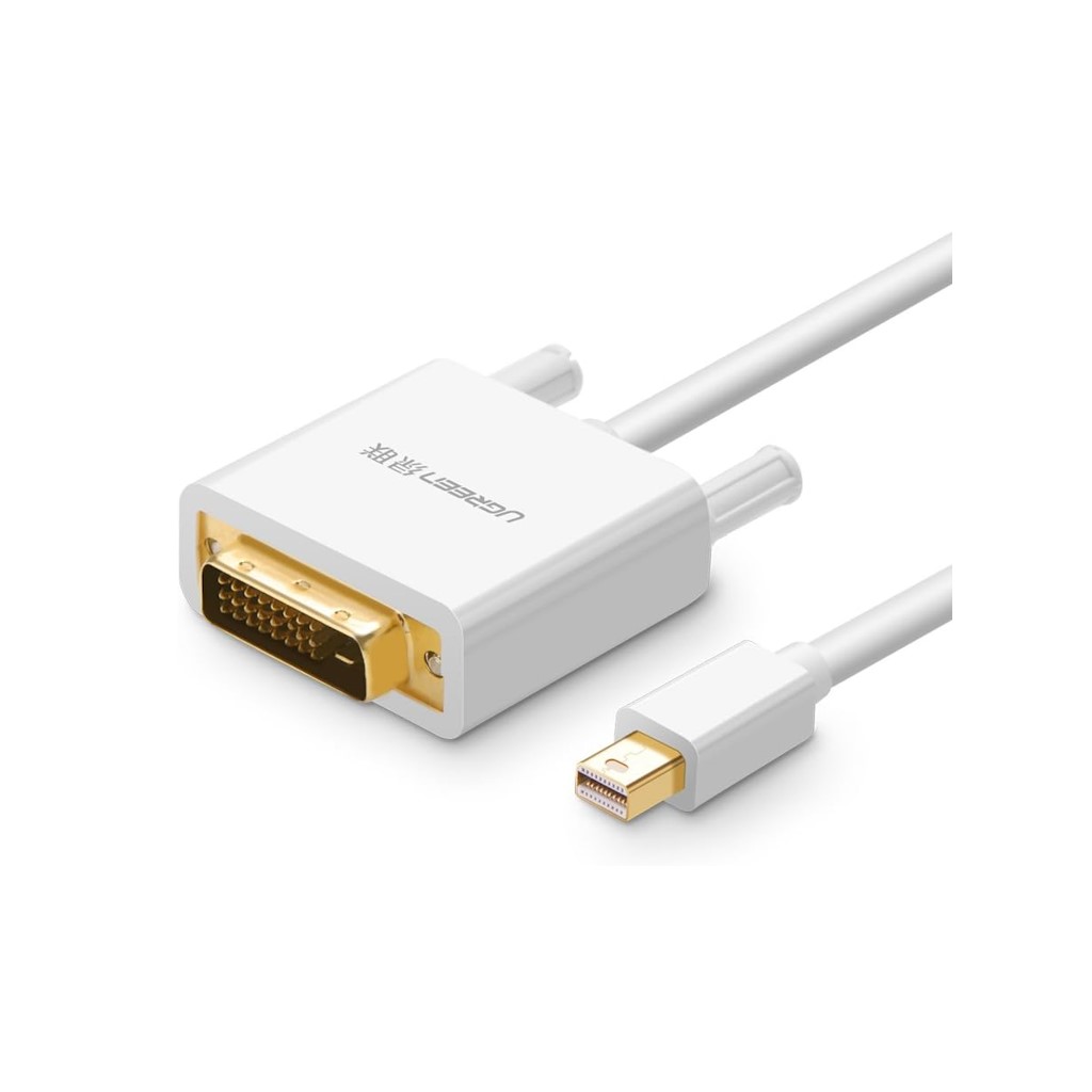 UGREEN 10405 Mini DisplayPort to DVI 24+1 Male Adapter (2 Meter)