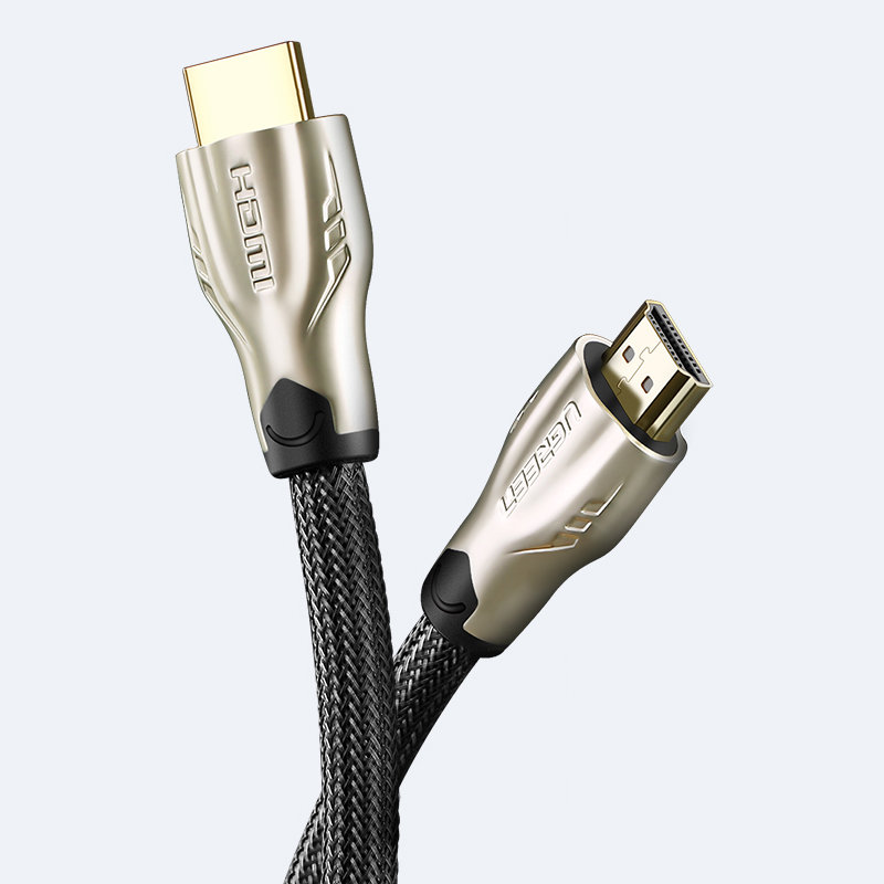 UGREEN 11190 HDMI Cable 4K @ 60Hz Metal Connector, Nylon Braid (1.5 Meter)