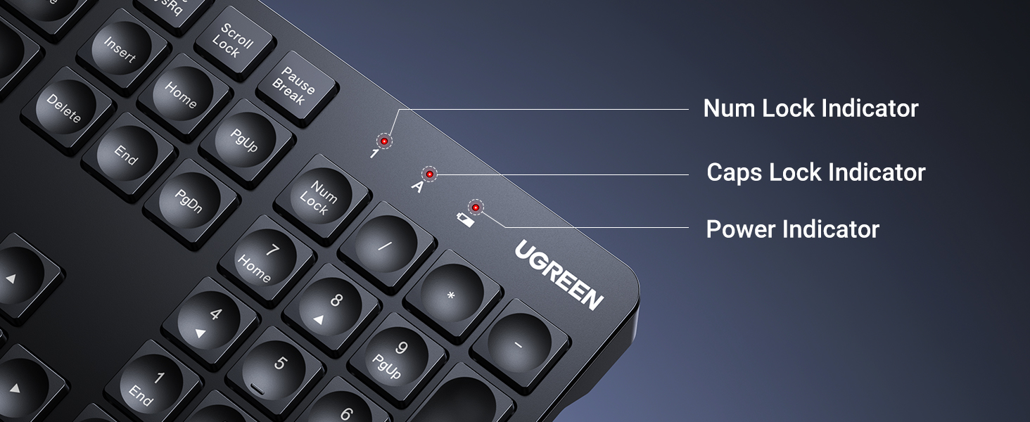 UGREEN 15659 Wireless Keyboard and Mouse Combo, 2.4GHz Ergonomic Keyboard Mouse UGREEN 15659 Wireless Keyboard and Mouse Combo, 2.4GHz Ergonomic Keyboard Mouse