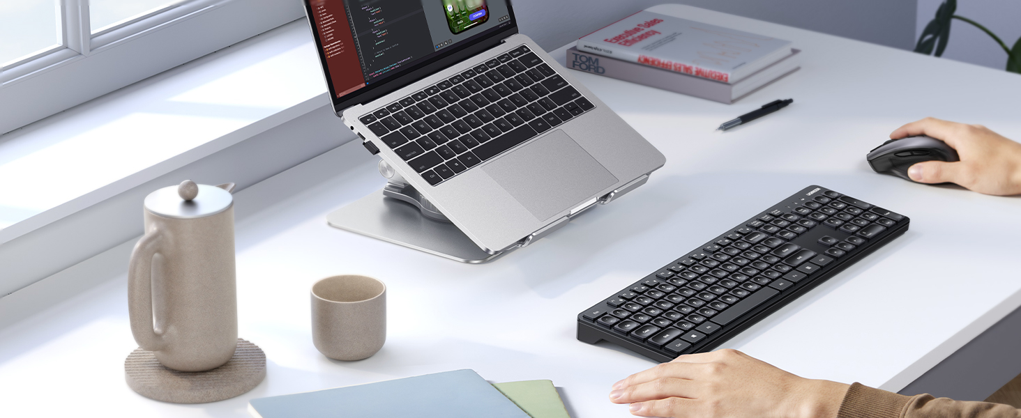 UGREEN 15659 Wireless Keyboard and Mouse Combo, 2.4GHz Ergonomic Keyboard Mouse UGREEN 15659 Wireless Keyboard and Mouse Combo, 2.4GHz Ergonomic Keyboard Mouse