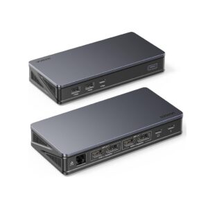 UGREEN 90912 Revodok Pro 209 USB C Triple Display Docking Station 9-in-1 Dual Monitor 4K@60Hz