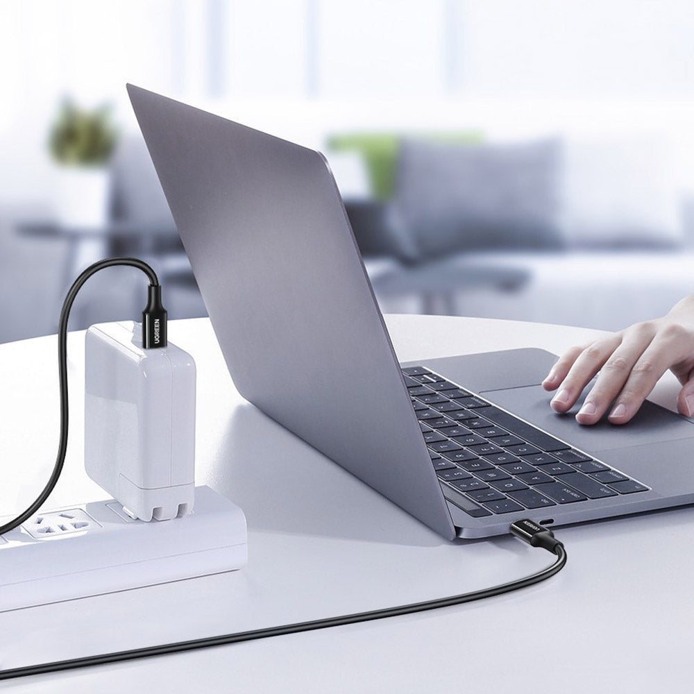 UGREEN 90120 USB-C to USB-C Cable (100W, 5A) 3 Meter Type-C PD Fast Charge and Data Transfer Cable for MacBook, iPad Pro, and More