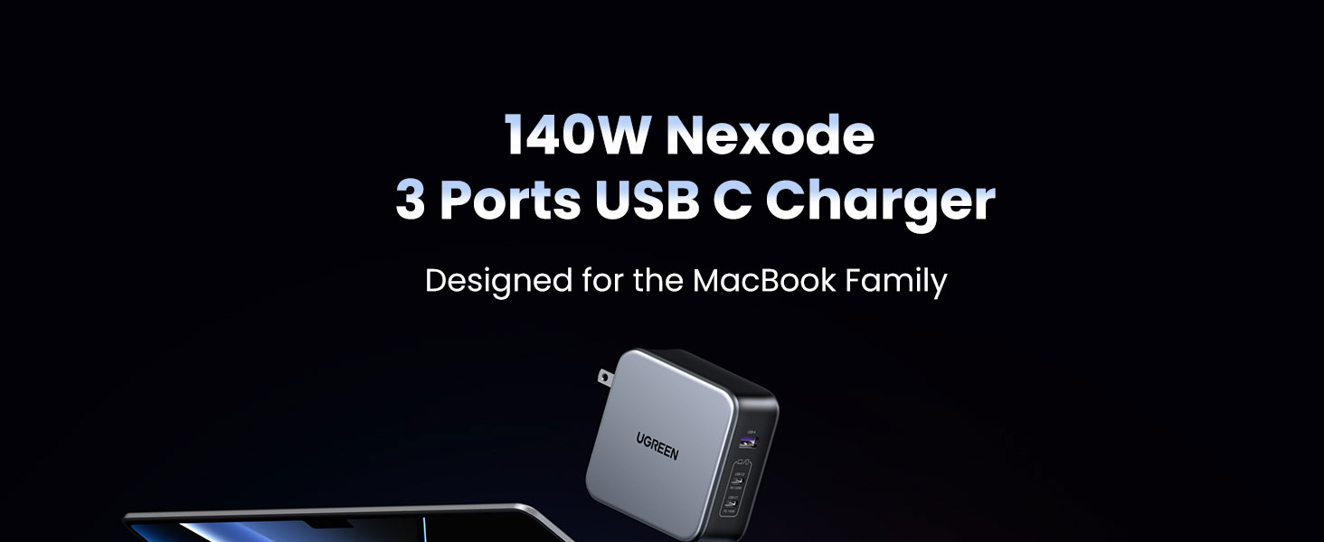UGREEN 90548 Nexode 140W USB C Nexode PD3.1 PPS 3 Port Foldable 001 UGREEN 90548 Nexode 140W USB C Nexode PD3.1 PPS 3 Port Foldable 001