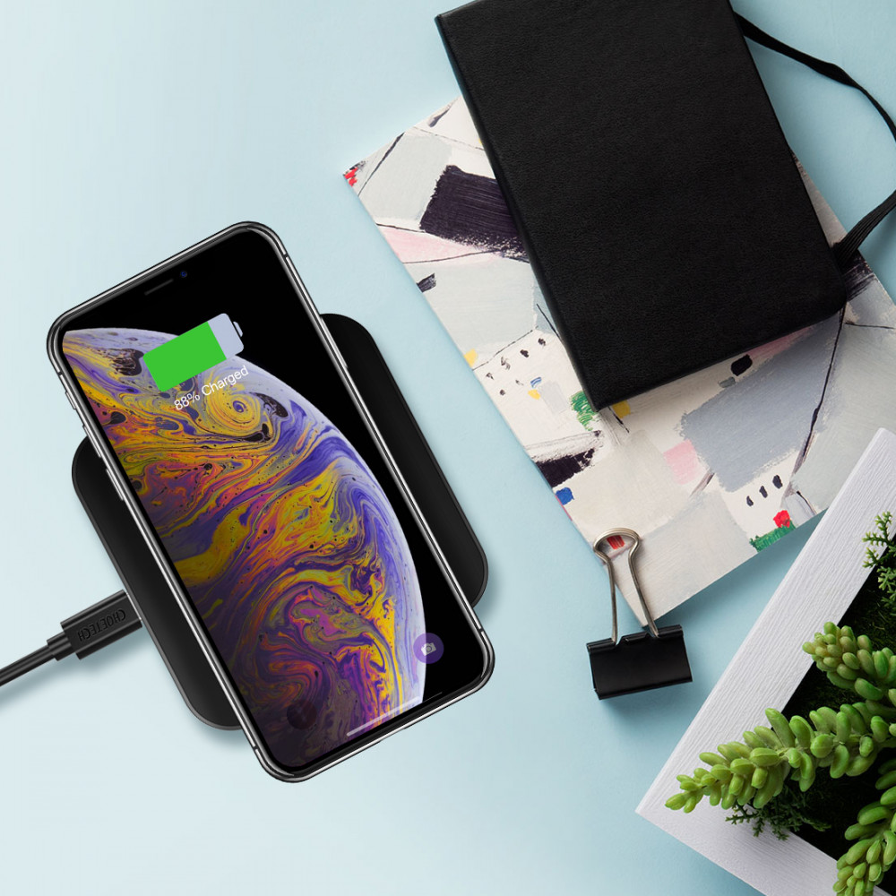 CHOETECH T511S CHOETECH QI Certified 10W-7.5W Fast Wireless Charger Pad