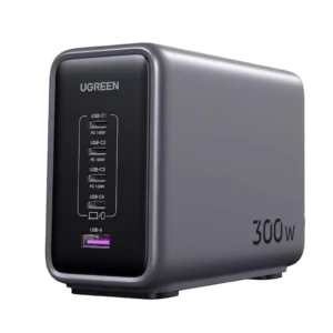 Ugreen-90872-Nexode-300W-USB-C-GaN-Charger-5-Ports-Desktop-Charger11