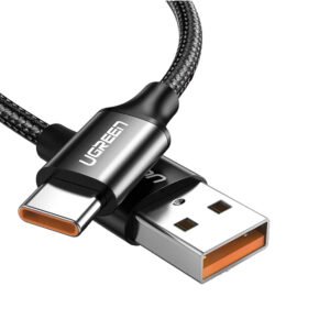 Ugreen 50995 USB A to USB C 100W 6A Super Charge Cable (Black)