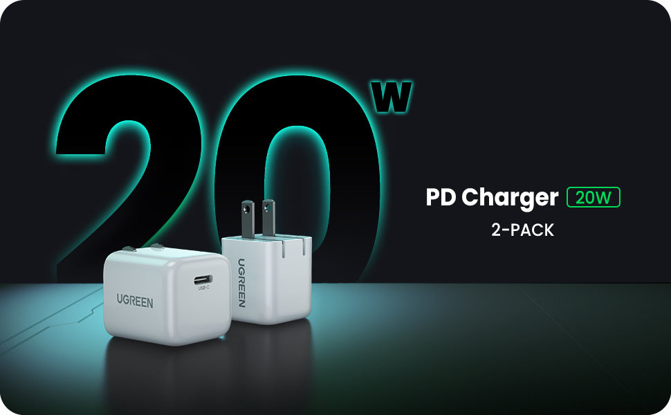 UGREEN 70572 Foldable Mini 20W USB C Fast Charger UGREEN 70572 Foldable Mini 20W USB C Fast Charger