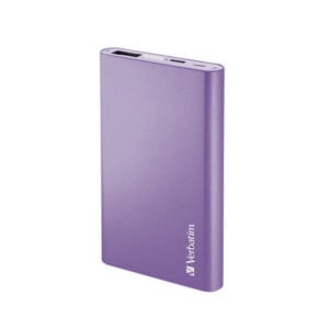 Verbatim 64686 6000mAh Li-Polymer Power Pack Charger (Purple)