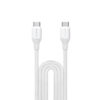 MOMAX 1-Link Flow DC26W 100W USB-C to USB-C PD Fast Charging Cable (3 Meter) White Durable