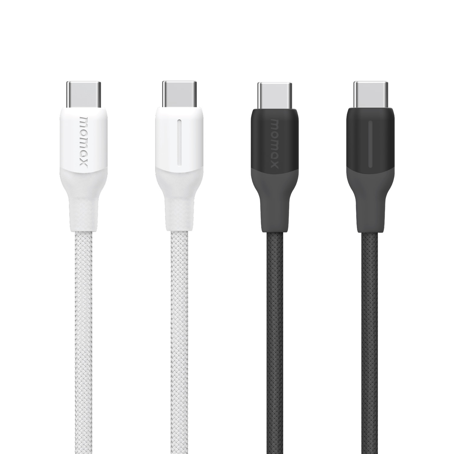MOMAX 1-Link Flow DC26W 100W USB-C to USB-C PD Fast Charging Cable (3 Meter) White Durable