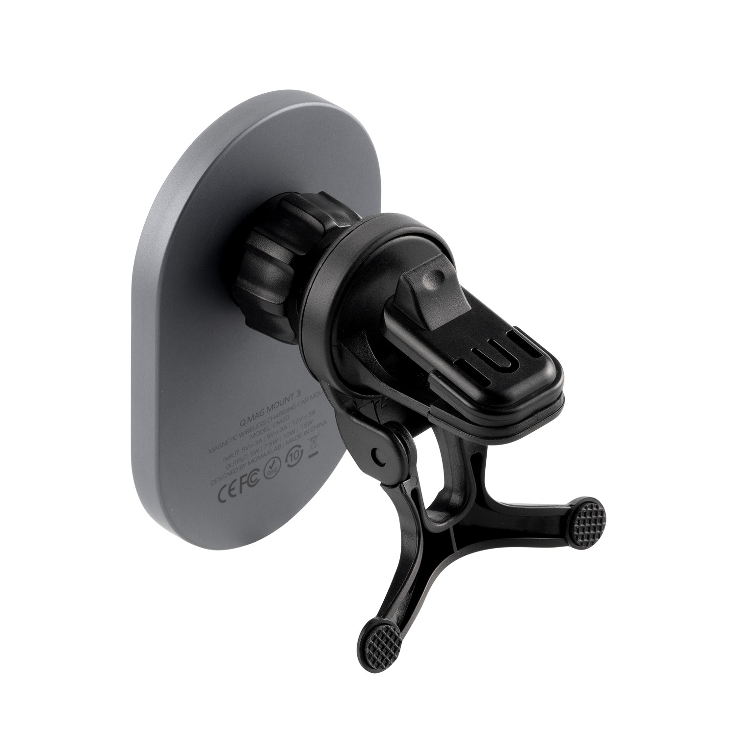 MOMAX CM20E Q.Mag Mount3 15W Magnetic Wireless Charging Car Mount