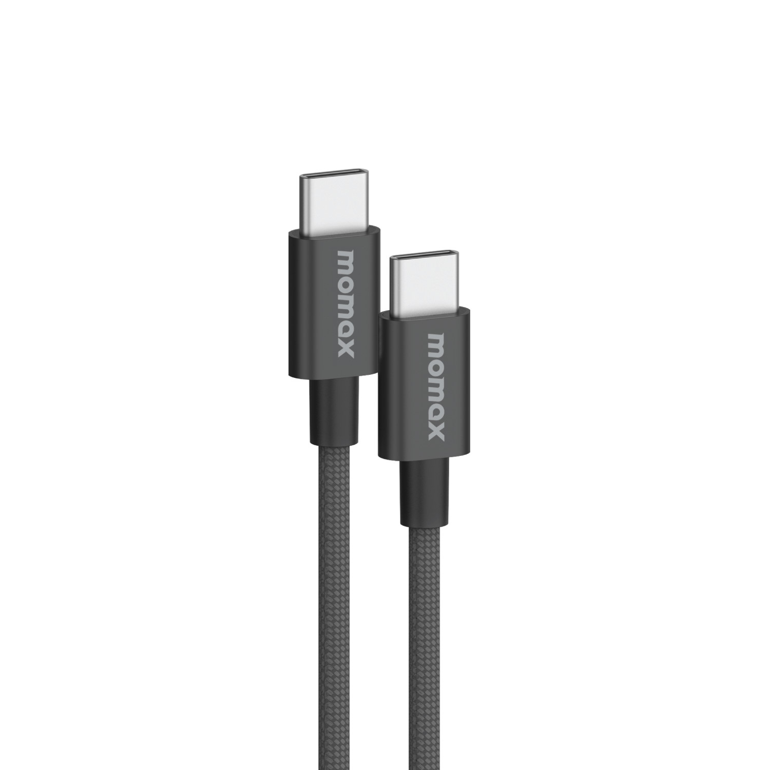 MOMAX DC30D Elite 60W USB-C to USB-C Nylon Braided Cable (1.5 Meter) Black