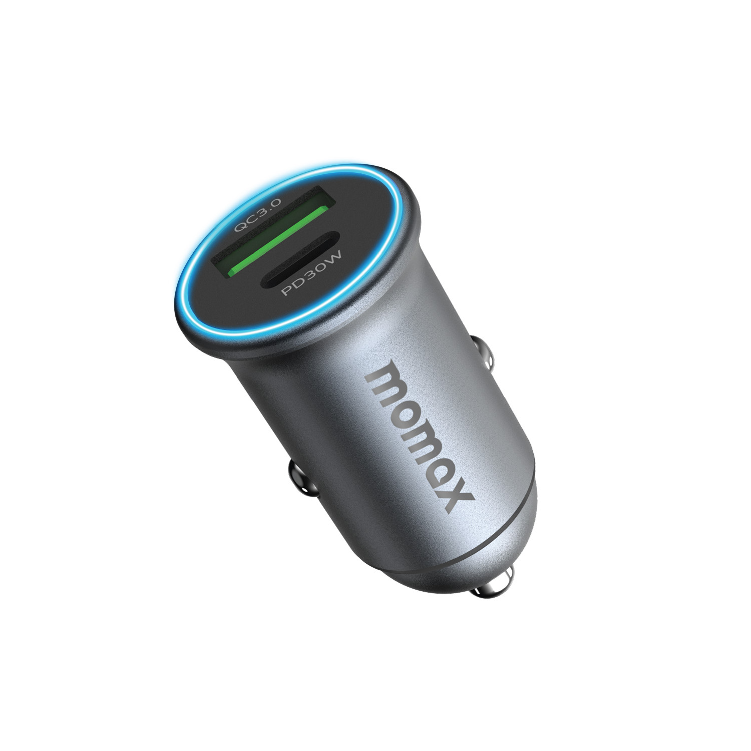 MOMAX MOVE UC18E 30W Dual-Port Car Charger