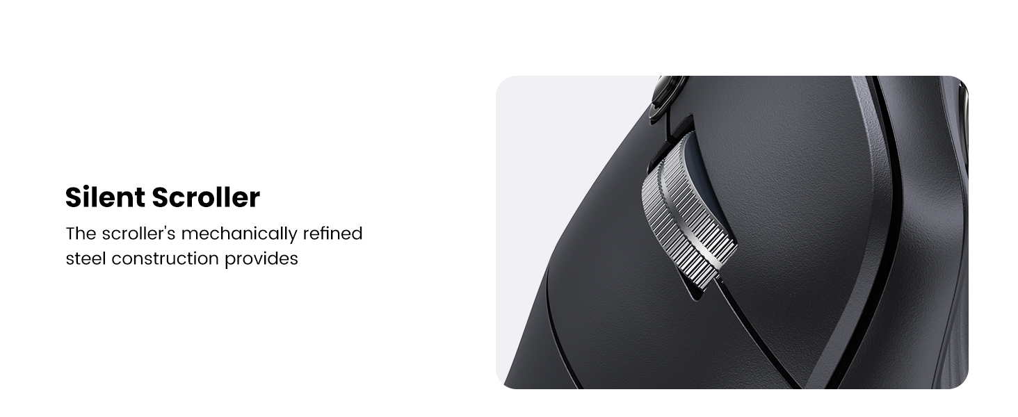 UGREEN 25444 Vertical Mouse Wireless (Bluetooth 5.0+2.4G) 4000 DPI Max Ergonomic Mouse with 5 Buttons UGREEN 25444 Vertical Mouse Wireless (Bluetooth 5.0+2.4G) 4000 DPI Max Ergonomic Mouse with 5 Buttons
