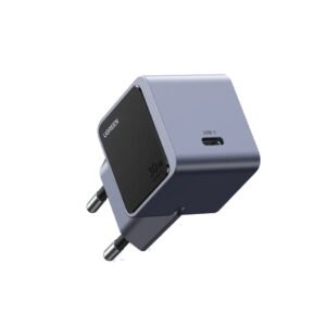 UGREEN 35041 NEXODE Air USB-C 30W GaN Infinity PD Fast Charger (Gray) EU Plug for iPhone 17/16/15
