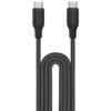 MOMAX 1-LINK FLOW DC26D USB-C TO C CABLE 3M 100W BRAIDED BLK