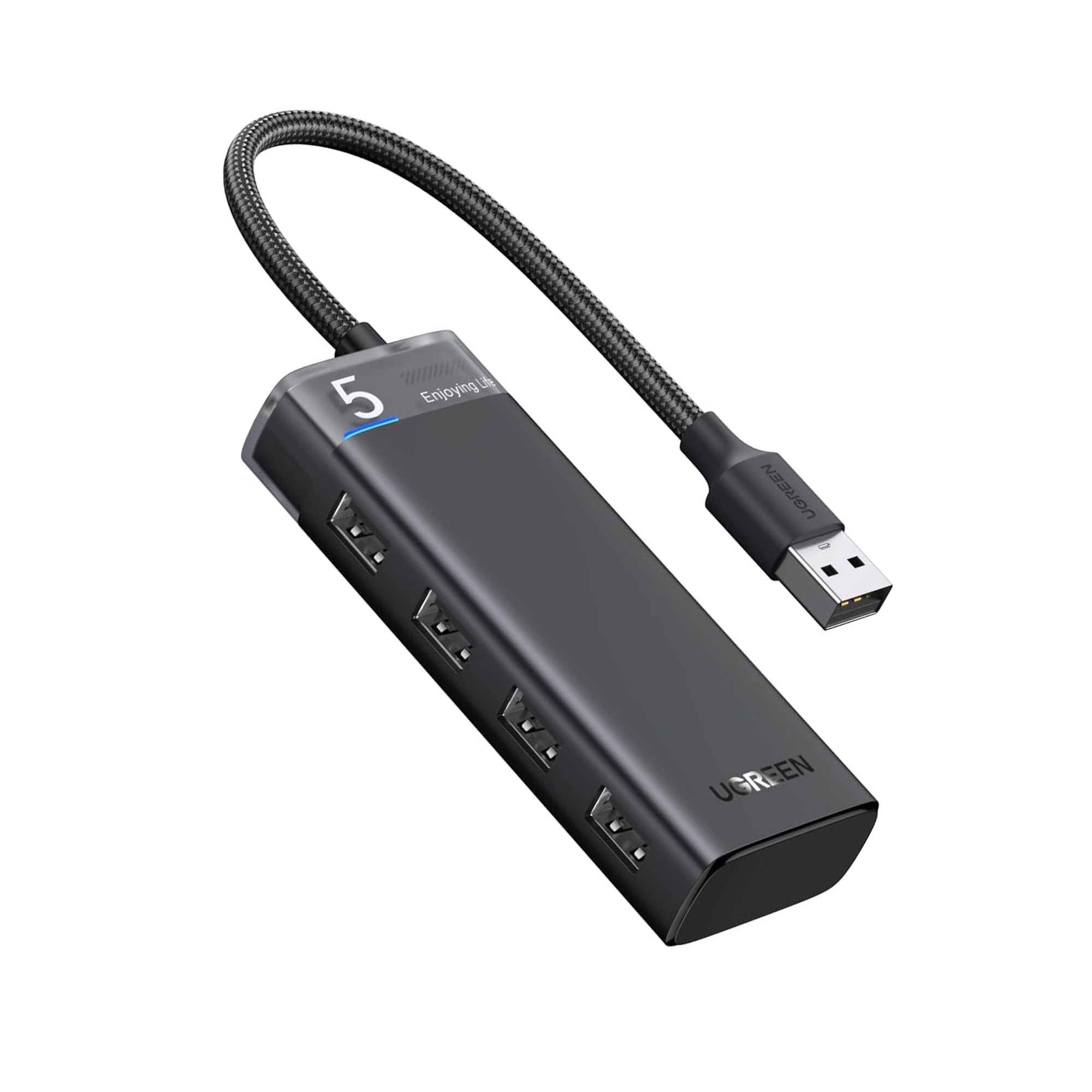 UGREEN 15548 USB Hub 3.2 Ultra Slim Data Hub 4 Ports with LED Indicator Powered USB C