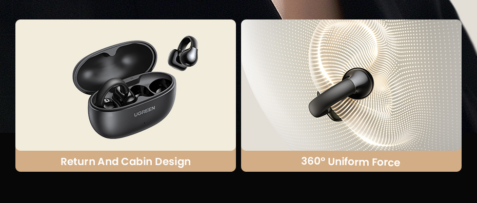 UGREEN 35296 HiTune S3 Wireless Bluetooth 5.4 Earphones Open Ear Noise Reduction (IPX5 Waterproof) UGREEN 35296 HiTune S3 Wireless Bluetooth 5.4 Earphones Open Ear Noise Reduction (IPX5 Waterproof)
