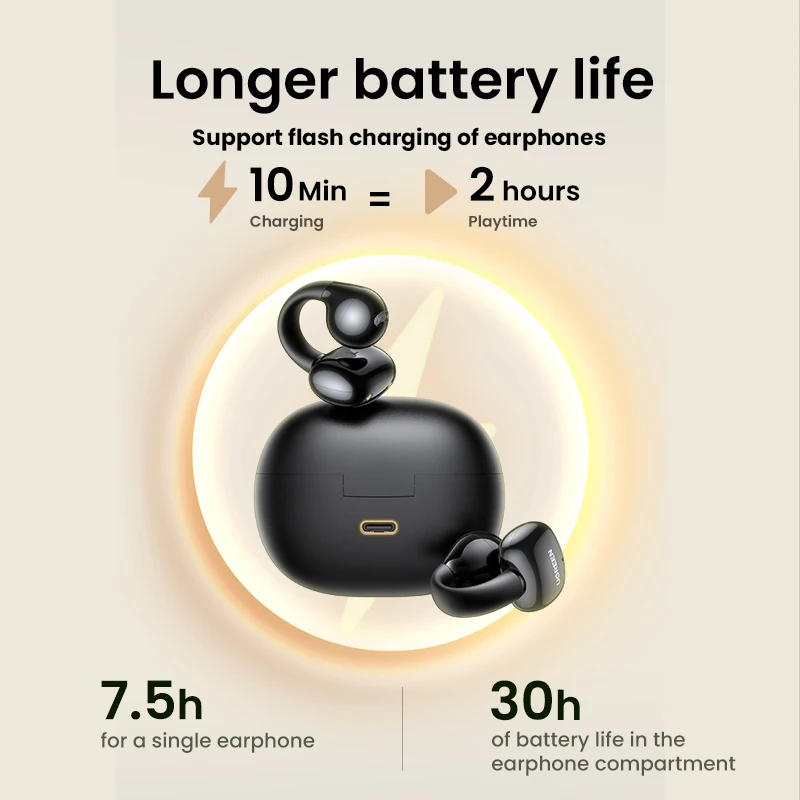 UGREEN 35296 HiTune S3 Wireless Bluetooth 5.4 Earphones Open Ear Noise Reduction (IPX5 Waterproof)