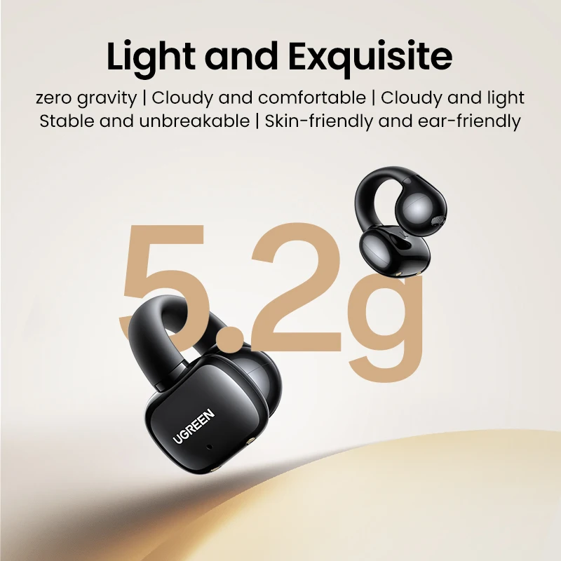 UGREEN 35296 HiTune S3 Wireless Bluetooth 5.4 Earphones Open Ear Noise Reduction (IPX5 Waterproof)