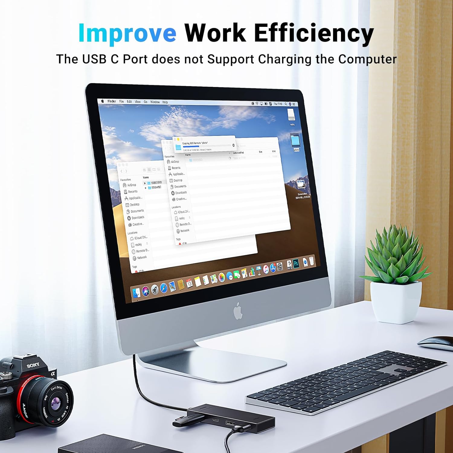 UGREEN 35583 10Gbps 4-in-1 USB 3.2 Adapter Gen 2 with 2 USB-C 3.2 and 2 USB-A 3.2