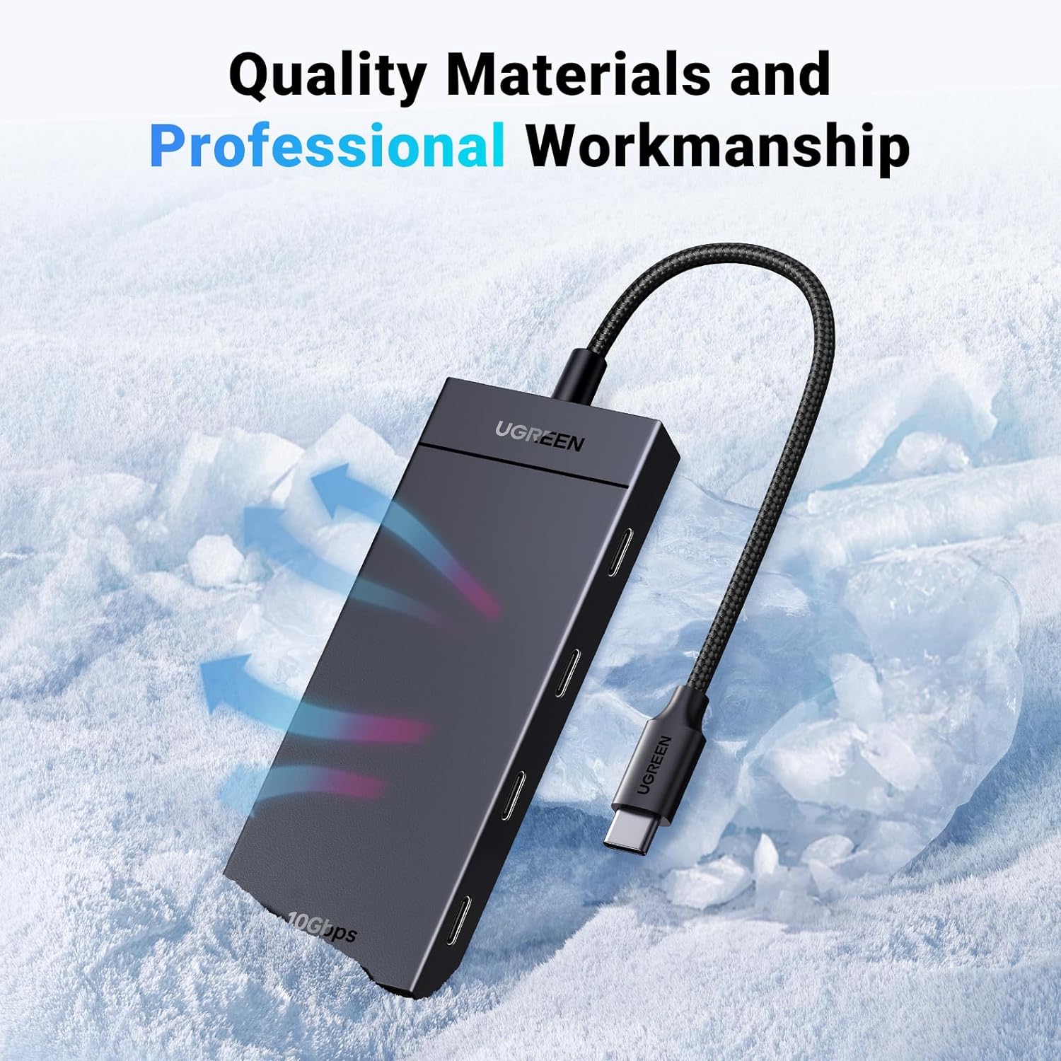 UGREEN 35584 10Gbps 4-in-1 USB 3.2 Adapter Gen 2 with 4 USB-C 3.2