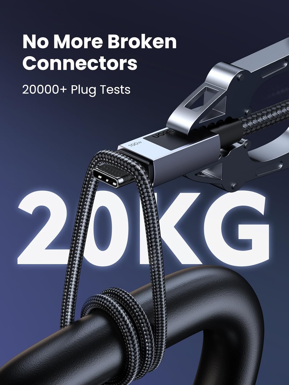 UGREEN 45064 USB-C TO USB-C Cable 100W PD Fast Charging Cable (2 Meter) Compatible with iPhone 17-15/Plus/Pro/Pro Max