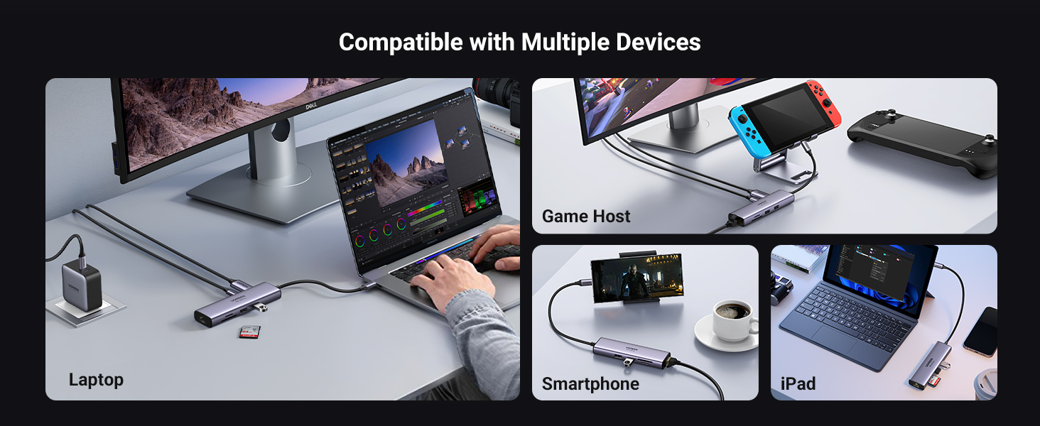 UGREEN 60515 Revodok 7-in-1 HDMI 4K@60Hz USB C Hub UGREEN 60515 Revodok 7-in-1 HDMI 4K@60Hz USB C Hub