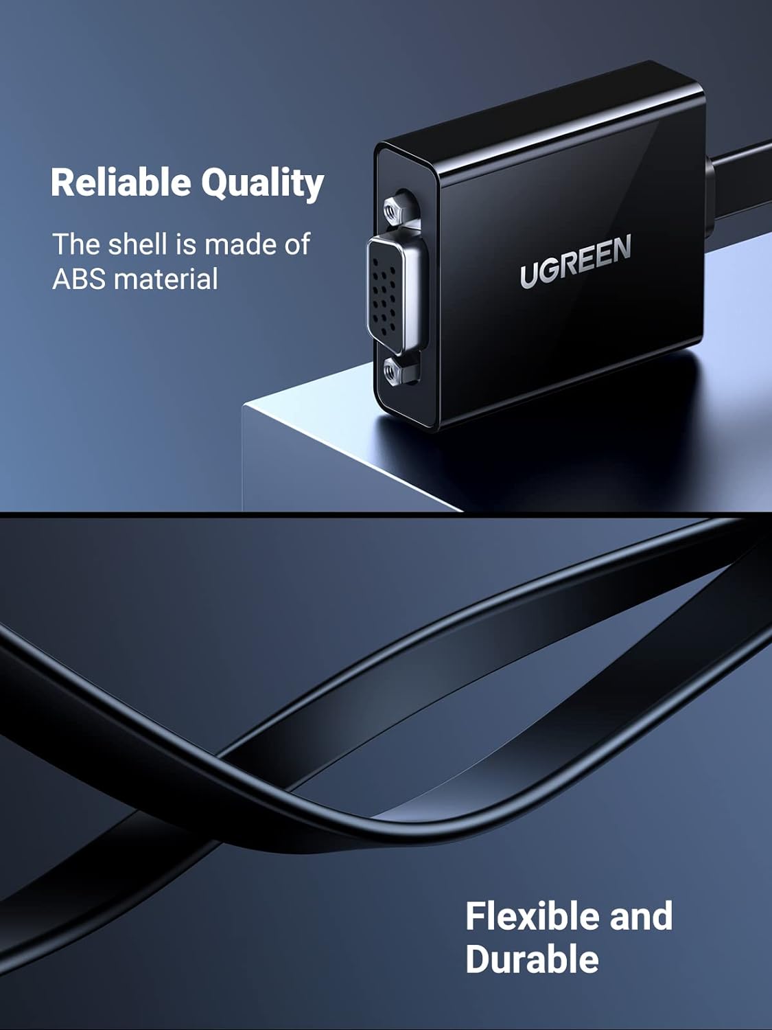 UGREEN 90813 HDMI to VGA Adapter Converter