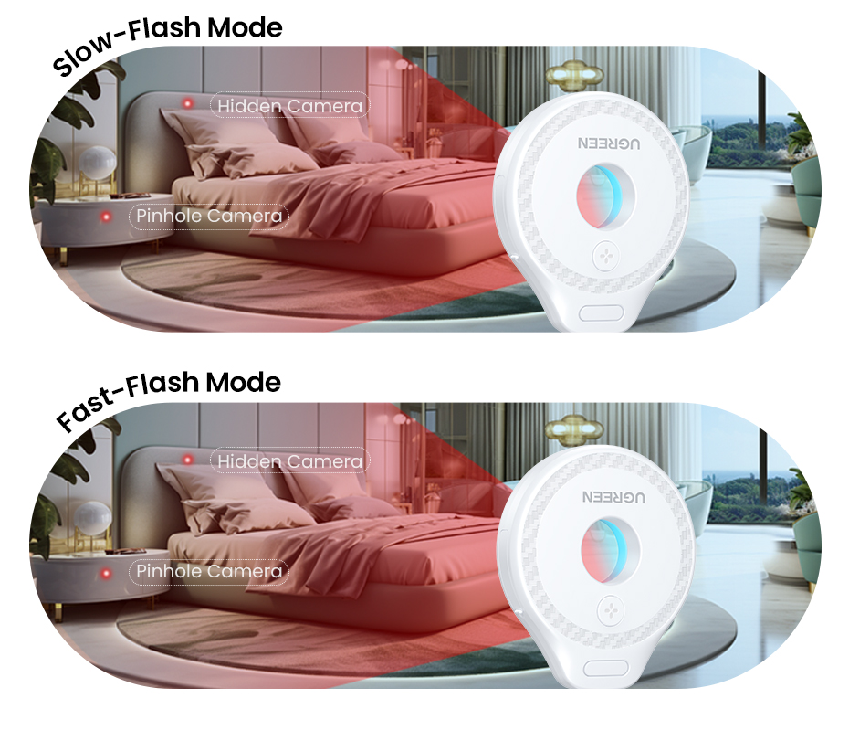 UGREEN 35579 Camera Lens Detector Portable Anti-Peeping Protection UGREEN 35579 Camera Lens Detector Portable Anti-Peeping Protection