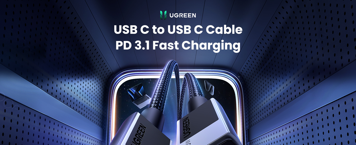 UGREEN 45068 USB-C TO USB-C Cable 240W PD Fast Charging Cable (2 Meter) Compatible with iPhone 16/15/Plus/Pro/Pro Max UGREEN 45067 USB-C TO USB-C Cable 240W PD Fast Charging Cable