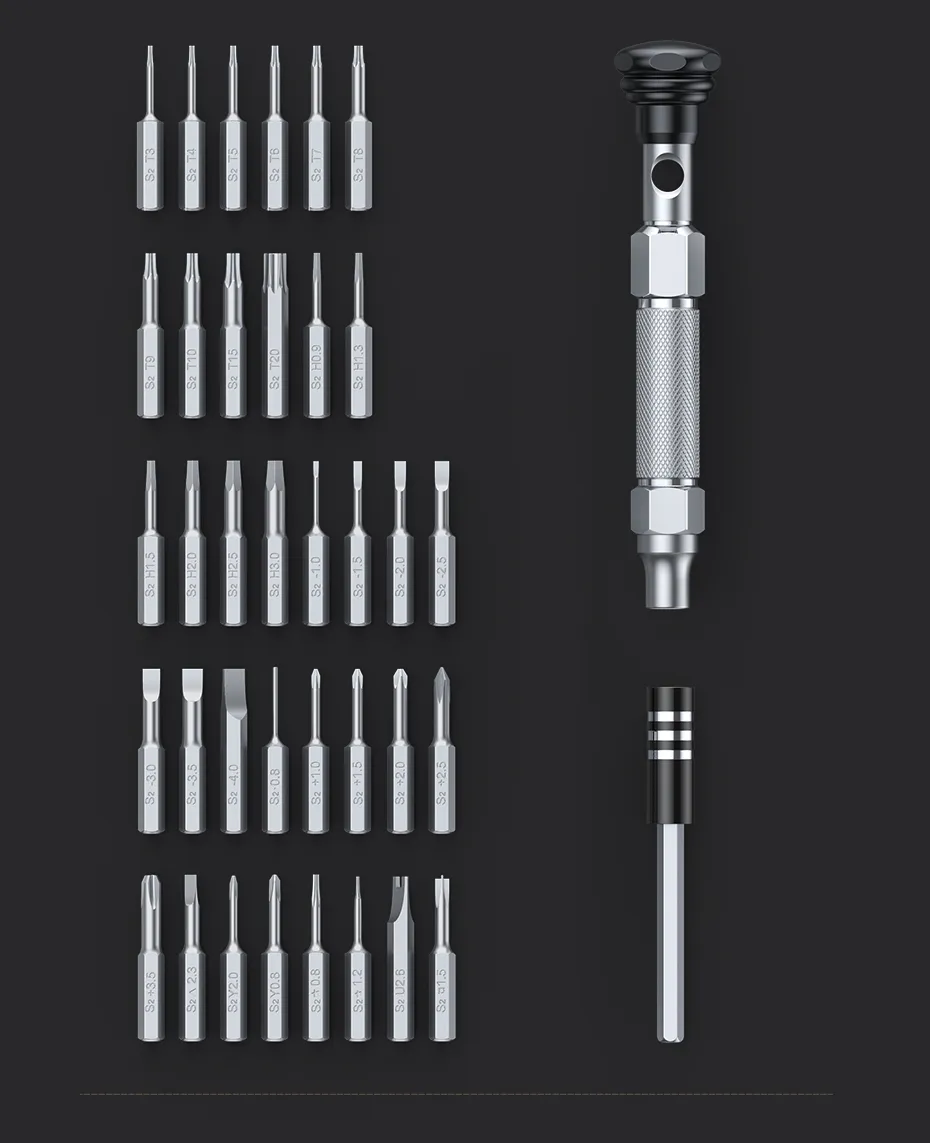 UGREEN 15354 Universal 38-in-1 Precision Magnetic Screwdriver Set with Slotted & Hex Bits UGREEN 15354 Universal 38-in-1 Precision Magnetic Screwdriver Set with Slotted & Hex Bits