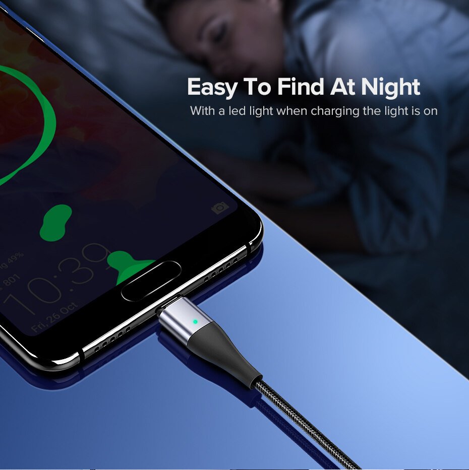 UGREEN 60207 Magnetic Charging Cable with 3A USB-C & Micro USB Plugs (1 Meter) Qualcomm 3.0 Quick Charge UGREEN 60207 Magnetic Charging Cable with 3A USB-C & Micro USB Plugs (1 Meter) Qualcomm 3.0 Quick Charge