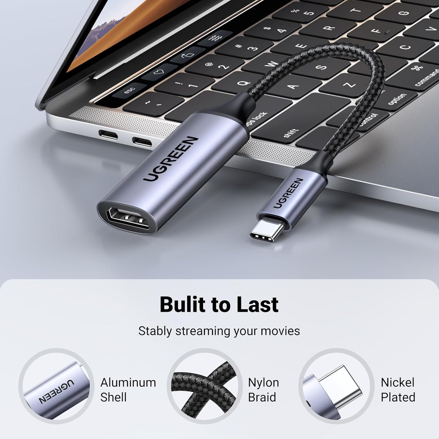 UGREEN 70444 USB C to HDMI Adapter 4K@60Hz Type C Thunderbolt 4/3 Converter