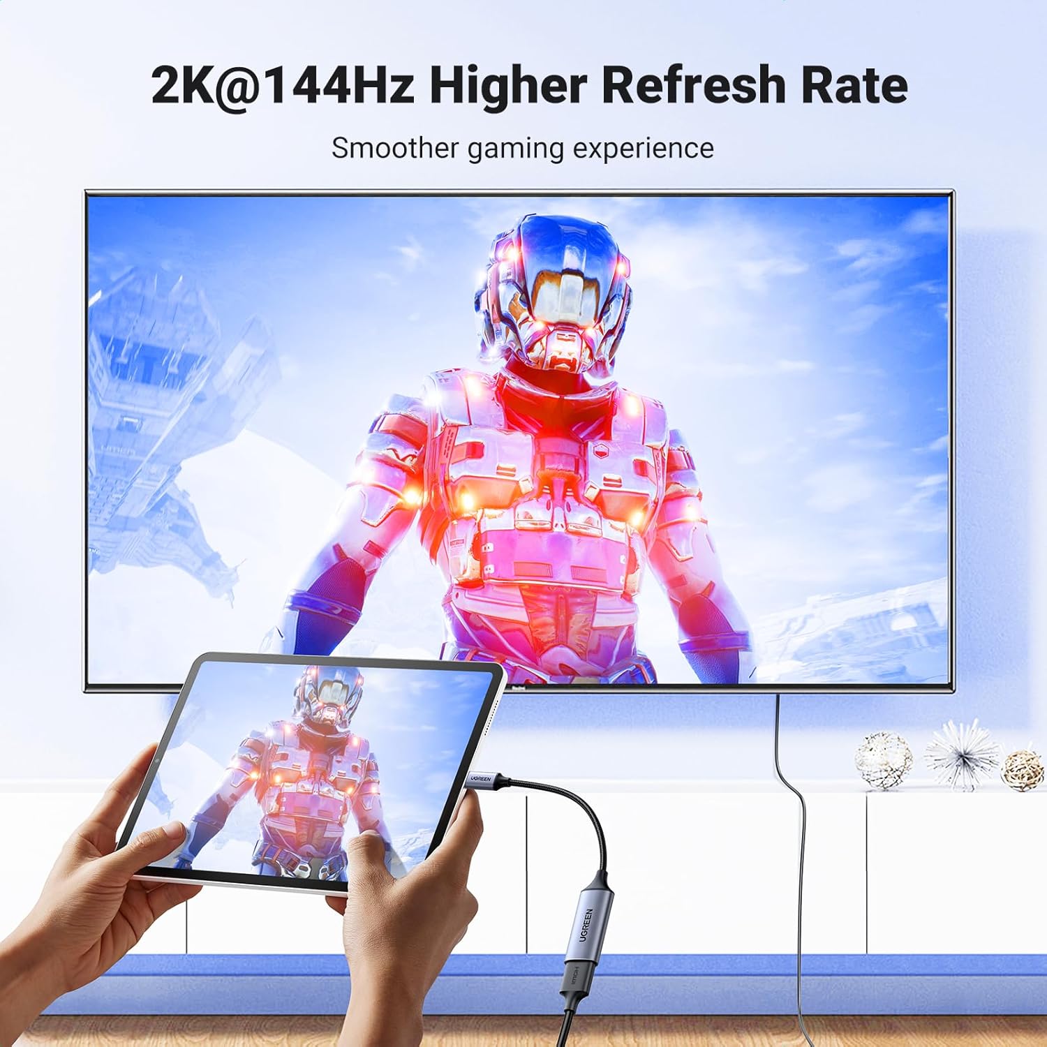 UGREEN 70444 USB C to HDMI Adapter 4K@60Hz Type C Thunderbolt 4/3 Converter