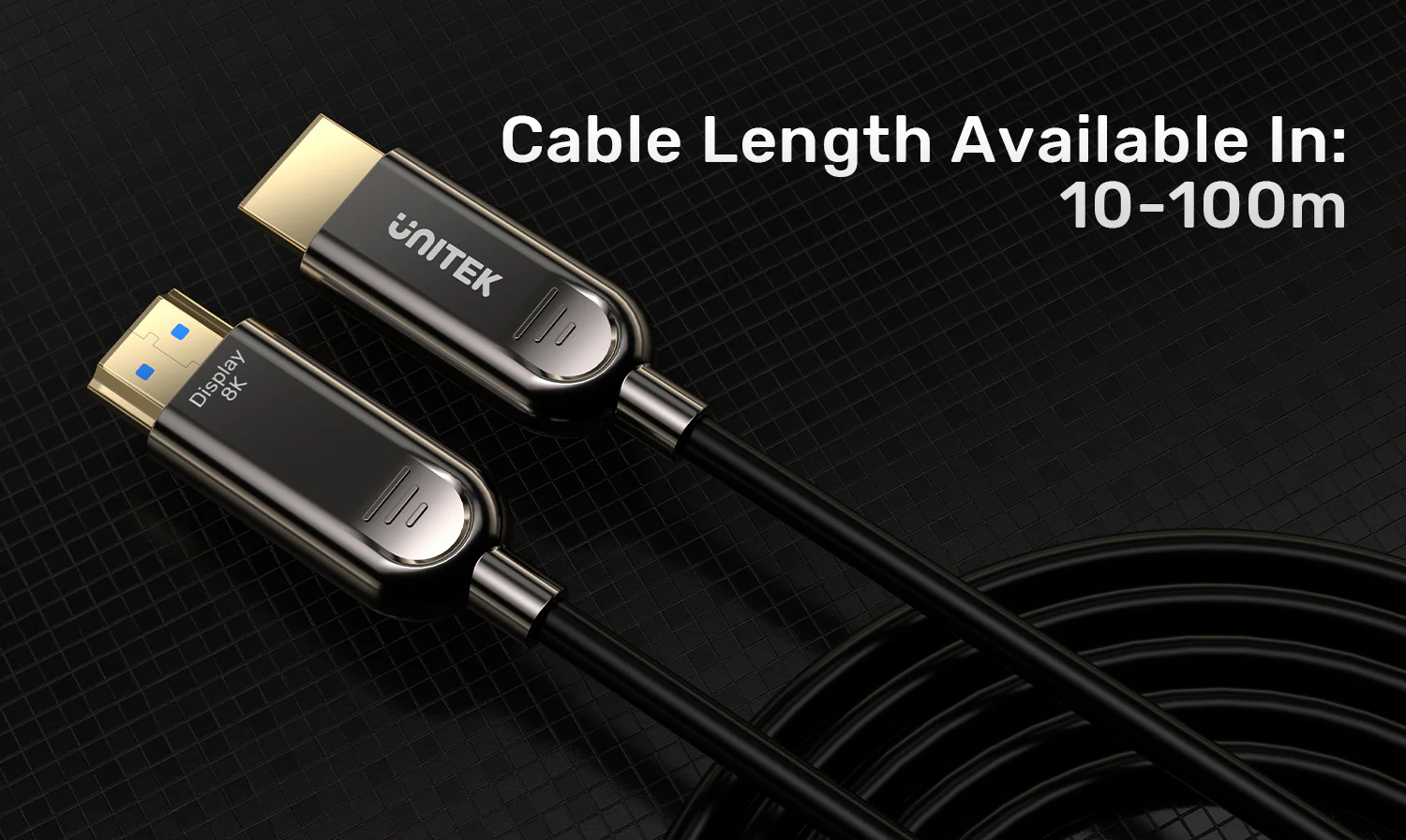 UNITEK 8K Fiber Optic HDMI Cable (10 Meter) 8K@60Hz UNITEK 8K Fiber Optic HDMI Cable (10 Meter) 8K@60Hz