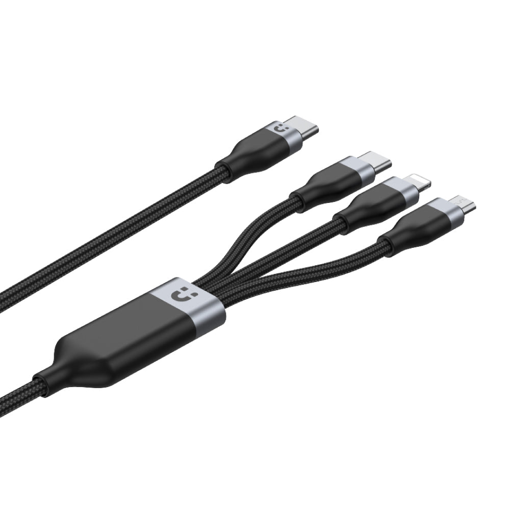 UNITEK 3-in-1 USB-C to Lightning, USB-C, Micro USB Multi Charging Cable (1.5 Meter)
