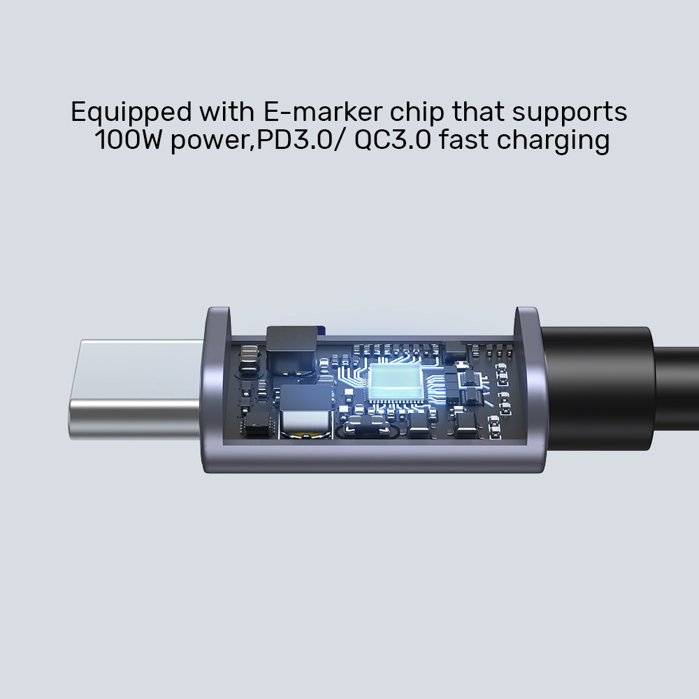 UNITEK 100W USB-C Fast Charging Cable 90 Degree (5 Meter) Compatible with iPhone 16/15, MacBook, Samsung Galaxy UNITEK 100W USB-C Fast Charging Cable 90 Degree (5 Meter) Compatible with iPhone 16/15, MacBook, Samsung Galaxy