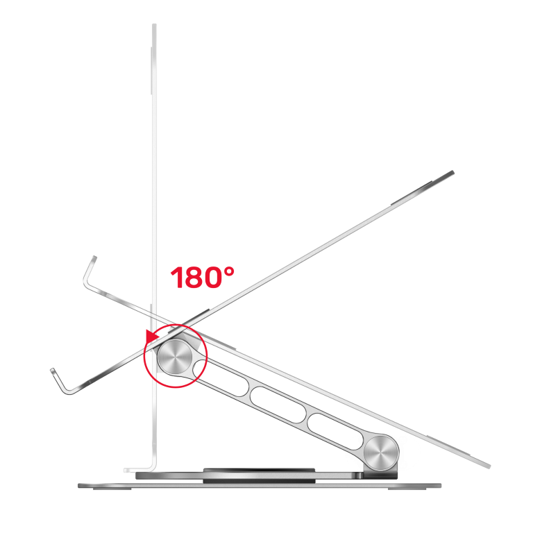 UNITEK OT180SL Adjustable Laptop Stand with 360° Rotating Base