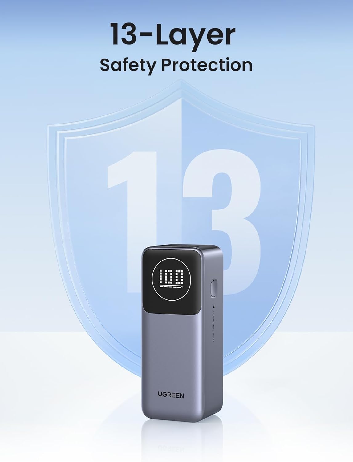 UGREEN 35526 Nexode Power Bank 12000mAh 100W PD PPS Fast Charging Portable Charger Battery Pack