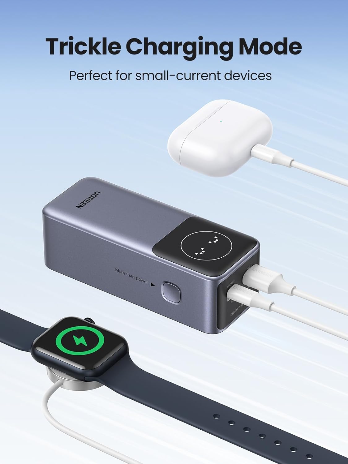 UGREEN 35526 Nexode Power Bank 12000mAh 100W PD PPS Fast Charging Portable Charger Battery Pack