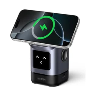 UGREEN 45775 Uno 2-in-1 Qi2 Magnetic Foldable Wireless Charging Station