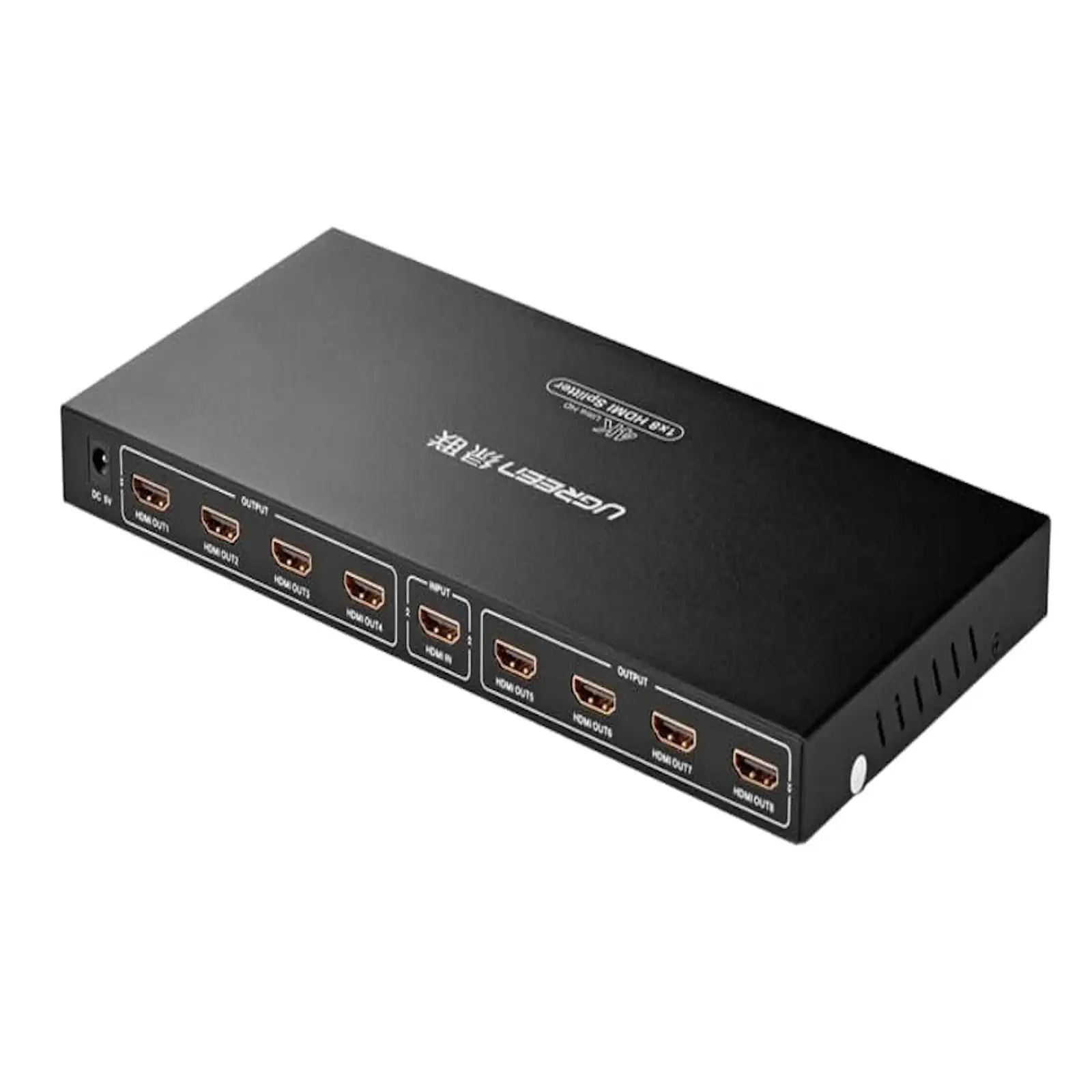 Buy UGREEN 40203 1-In-8-Out 4K HDMI Amplifier Splitter (Black) Online in Pakistan - UGREEN PK