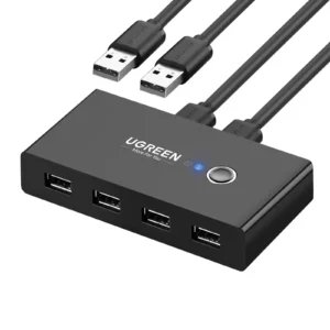 UGREEN 30767 USB 2.0 Switch 2 In 4 Output USB KVM Switch